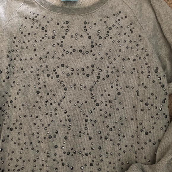 C and C California gray studded sweatshirt - Picture 8 of 8